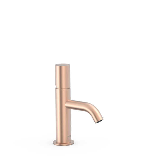 TRES 26190301OPM STUDY EXCLUSIVE Grifo Monomando Para Lavabo Oro Rosa Mate