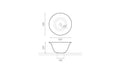 BATHCO 4062/NE NORDIC Lavabo Cónico Negro 3 a 5 Días The Bath Collection 