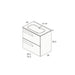 ROYO VITALE Conjunto Mueble 2 Cajones F-39 Blanco Brillo 5 a 7 Días MOBILIARIO ROYO 