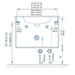 ROYO VITALE Conjunto Mueble 2 Cajones F-39 Blanco Brillo 5 a 7 Días MOBILIARIO ROYO 