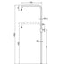 LLAVISAN L125554 QUAD PLUS Columna Ducha termostática Con Caño 2 a 3 Días LLAVISAN 