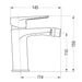 LLAVISAN L154434 ASTORIA Grifo de bidet monomando 2 a 3 Días LLAVISAN 