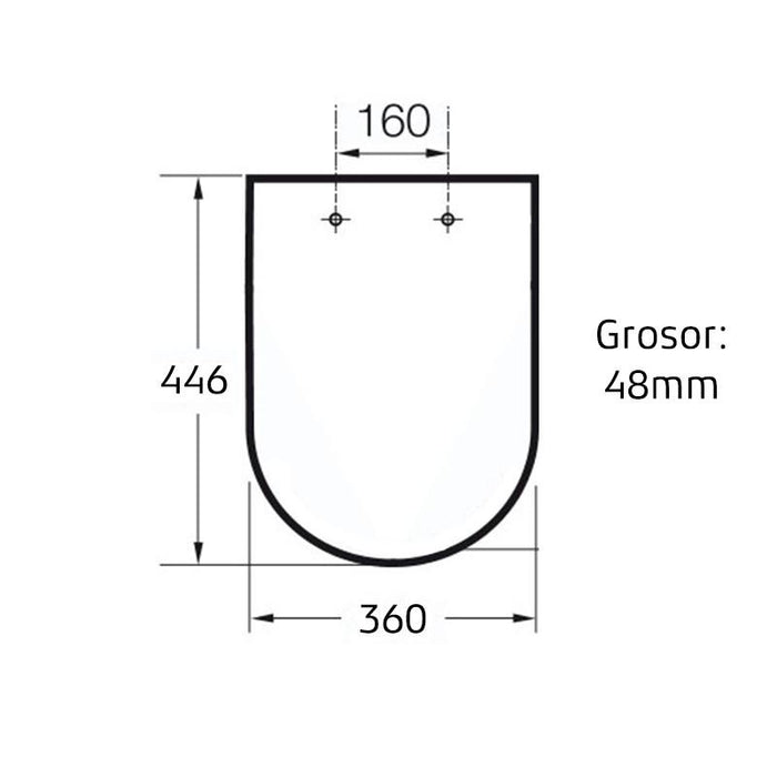 ROCA A801B6200B VICTORIA Tapa Asiento Amortiguado Supralit Blanco 24/48 Horas ROCA 