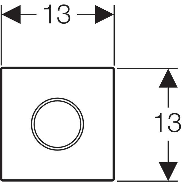 GEBERIT 116.025.KK.1 Sistema Descarga Electrónico Urinario 24/48 Horas Geberit 