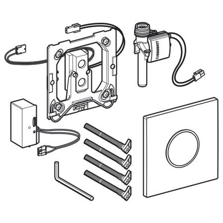 GEBERIT 116.025.KK.1 Sistema Descarga Electrónico Urinario 24/48 Horas Geberit 