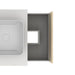 AMIZUVA NARA TOP Mueble+Lavabo 1 Cajón 1 Hueco Blanco Mate Roble Arenado 3 a 5 Días AMIZUVA 