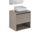 AMIZUVA NIWA TOP Mueble+Lavabo 1 Cajón 1 Hueco Fumé Arenado 3 a 5 Días AMIZUVA 