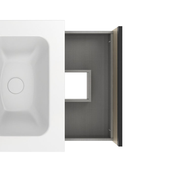 AMIZUVA YOKO Mueble+Lavabo 1 Cajón 1 Hueco Roble Arenado 3 a 5 Días AMIZUVA 