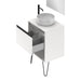 AMIZUVA YOKO TOP Mueble+Lavabo 1 Cajón 1 Hueco Blanco Brillo 3 a 5 Días AMIZUVA 