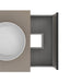 AMIZUVA YOKO TOP Mueble+Lavabo 1 Cajón 1 Hueco Fumé Arenado 3 a 5 Días AMIZUVA 