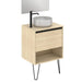 AMIZUVA YOKO TOP Mueble+Lavabo 1 Cajón 1 Hueco Roble Arenado 3 a 5 Días AMIZUVA 