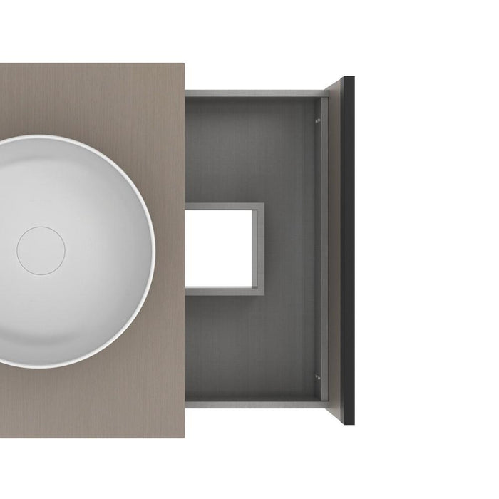 AMIZUVA C0073877 YOKO TOP Conjunto Completo 60 1 Cajón 1 Hueco Fumé Arenado 3 a 5 Días AMIZUVA 
