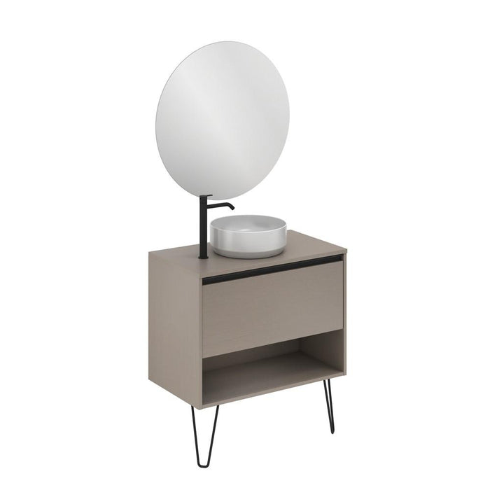 AMIZUVA C0073883 YOKO TOP Conjunto Completo 80 1 Cajón 1 Hueco Fumé Arenado 3 a 5 Días AMIZUVA 