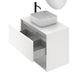 AMIZUVA C0073891 NIWA TOP Conjunto Completo 80 1 Cajón 1 Hueco Blanco Brillo 3 a 5 Días AMIZUVA 