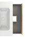 AMIZUVA C0073892 NIWA Conjunto Completo 80 1 Cajón 1 Hueco Roble Arenado 3 a 5 Días AMIZUVA 