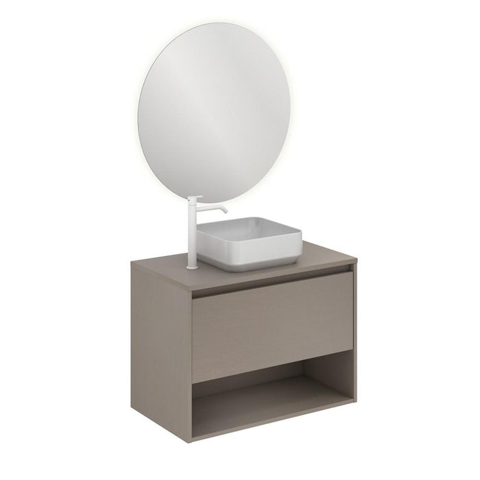 AMIZUVA C0073895 NIWA TOP Conjunto Completo 80 1 Cajón 1 Hueco Fumé Arenado 3 a 5 Días AMIZUVA 
