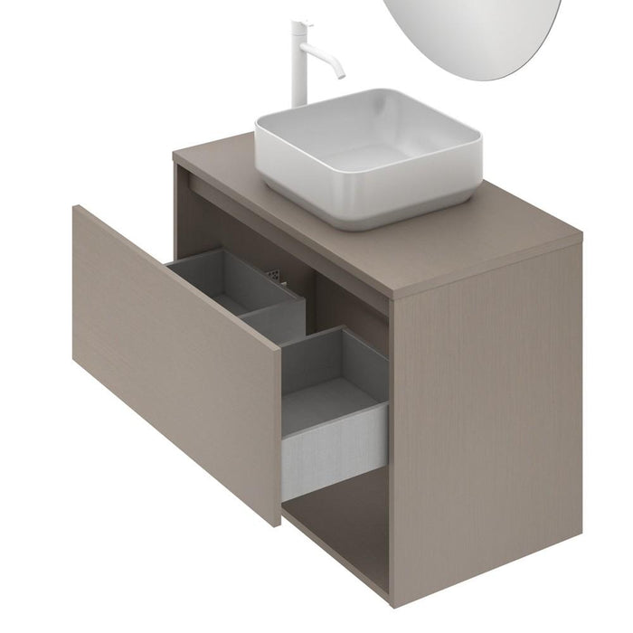AMIZUVA C0073895 NIWA TOP Conjunto Completo 80 1 Cajón 1 Hueco Fumé Arenado 3 a 5 Días AMIZUVA 