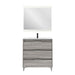 AMIZUVA C0073855 SUKI Conjunto Completo 3 Cajones 80 Gris Arenado 3 a 5 Días AMIZUVA 