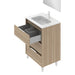 AMIZUVA SUKI Mueble+Lavabo 3 Cajones Nogal Arenado 3 a 5 Días AMIZUVA 