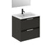 AMIZUVA SUKI Mueble+Lavabo 2 Cajones Antracita Brillo 3 a 5 Días AMIZUVA 