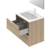 AMIZUVA SUKI Mueble+Lavabo 2 Cajones Nogal Arenado 3 a 5 Días AMIZUVA 