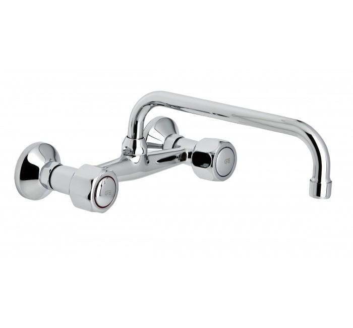 GENEBRE 68104 11 45 66 Grifo Bimando Fregadera Mural 20cm 3 a 5 Días Genebre 