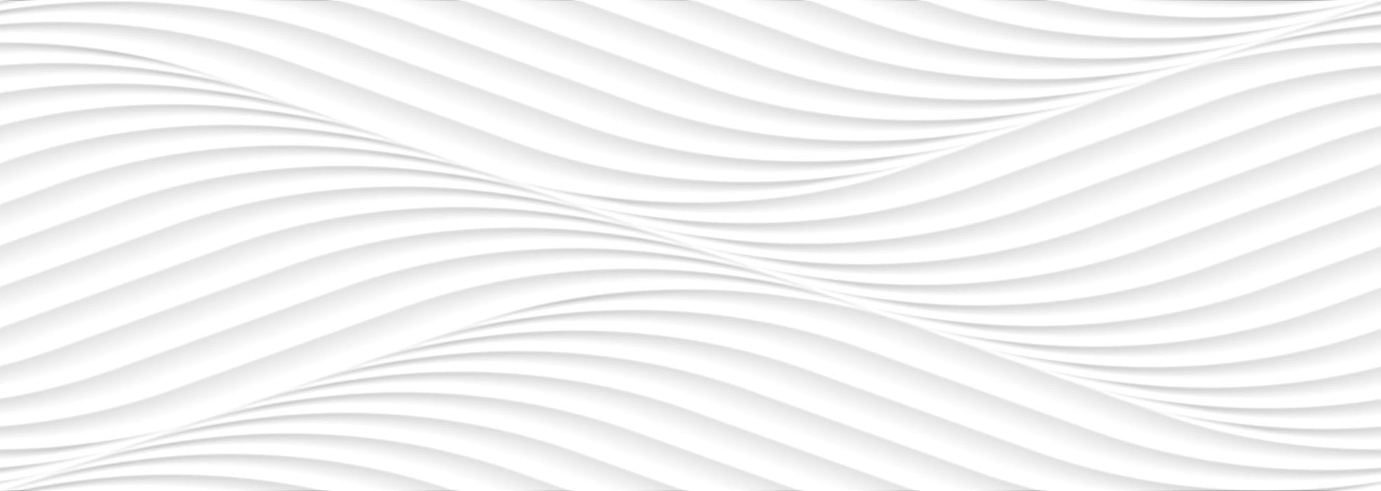 PERONDA 30857 ICE WAVES/33,3X100/R Revestimiento Pasta Blanca 33,3X100