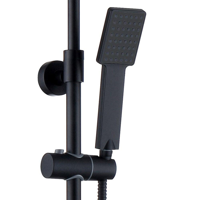 LLAVISAN L126004 Conjunto De Ducha Termostático Negro Mate Cuadrado 24/48 Horas LLAVISAN 