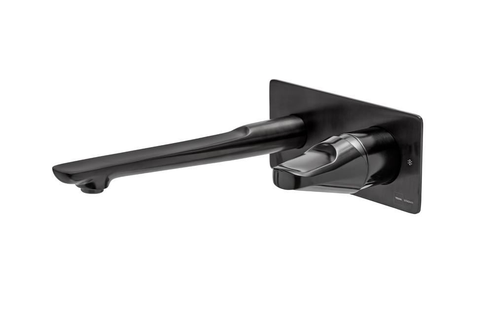 TEKA 91491020N2 SENSE Grifo Monomando Lavabo Mural Acabado Negro Mate Con Placa 3 a 5 Días STROHM TEKA 
