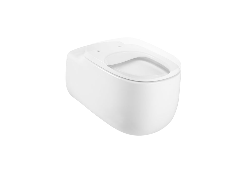 ROCA A3460B7000 BEYOND Taza Suspendida Rimless Sin Tapa Asiento 580 Blanco