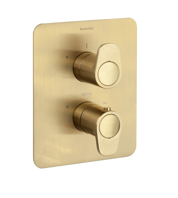 RAMONSOLER K3624012 OC ALEXIA Kit Termostático Empotrado 1 Vía Rociador Ø250 mm