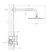 RAMONSOLER K3624012 OC ALEXIA Kit Termostático Empotrado 1 Vía Rociador Ø250 mm