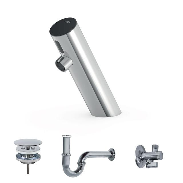 TRES 39210391 TEMPO Kit Grifo Electrónico 1 Agua Lavabo 7 a 10 Días Tres Grifería 