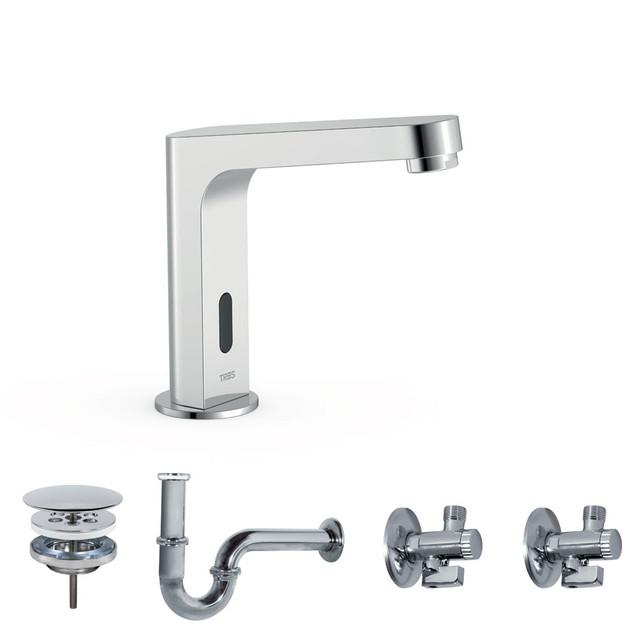 TRES 39210399 TEMPO Kit Grifo Electrónico Premezclado Lavabo 7 a 10 Días Tres Grifería 