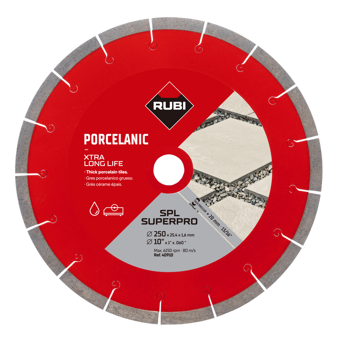 RUBI 40910 SPL 250 EXT SUPERPRO Disco de Diamante