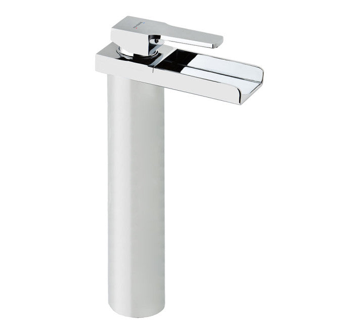 GENEBRE 63138 26 45 66 KENJO Grifo Monomando Lavabo Caño Alto Cascada Cromo