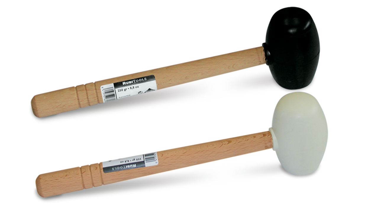 RUBI 66905 Maza de goma BLANCA 250 gr.