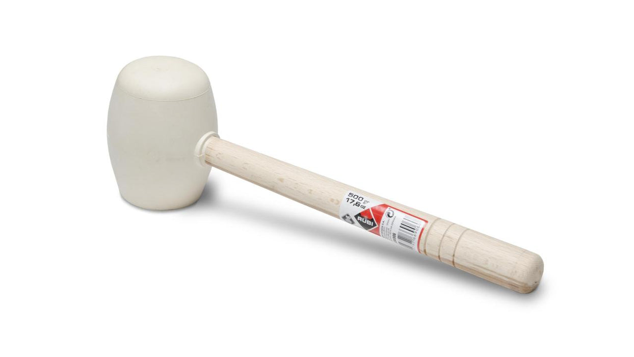 RUBI 66906 Maza de goma BLANCA 500 gr.
