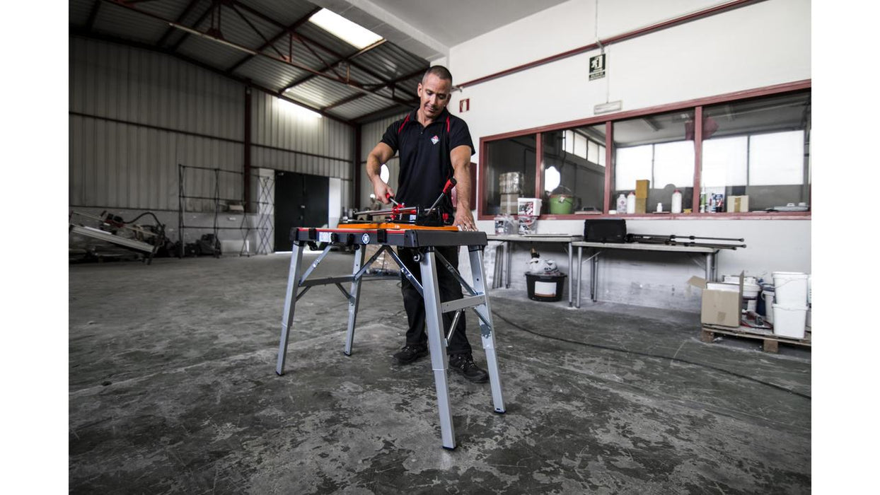 RUBI 66924 Mesa de trabajo plegable 4 en 1
