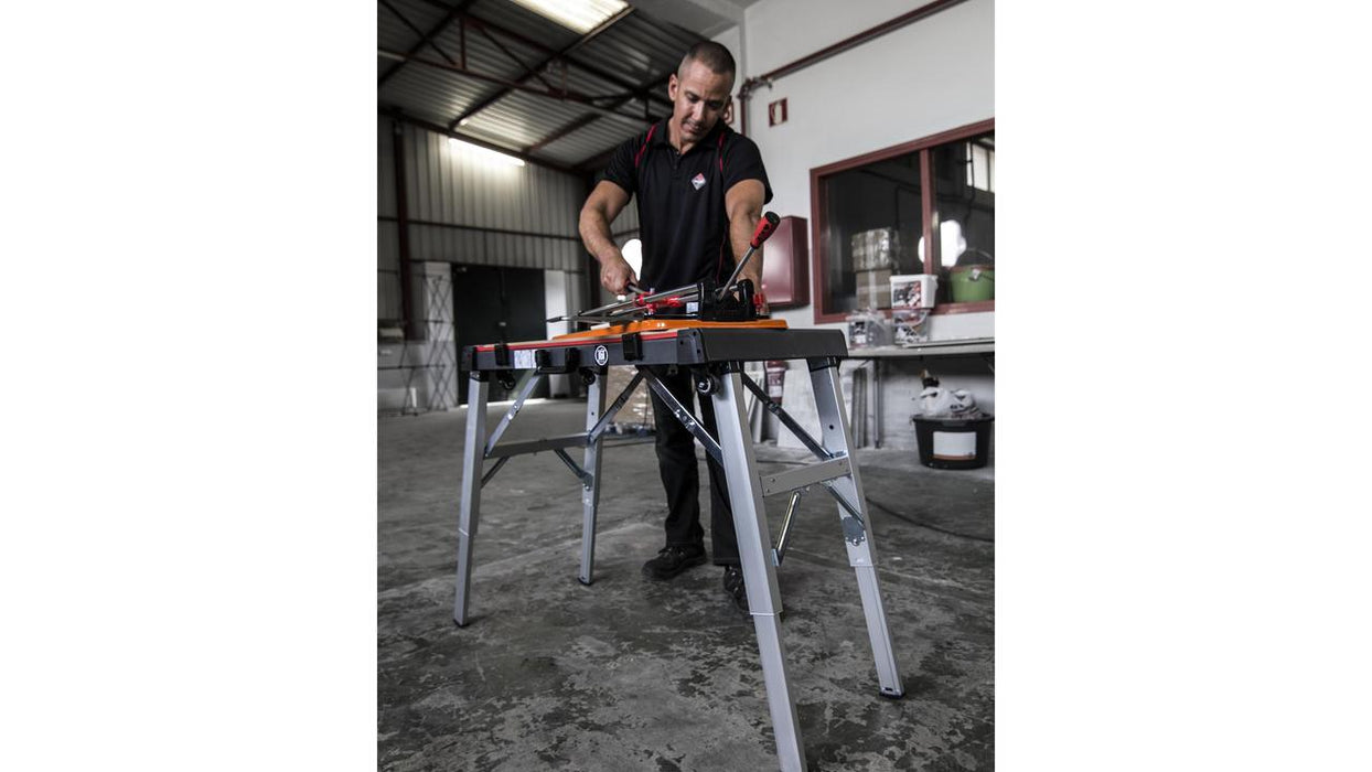 RUBI 66924 Mesa de trabajo plegable 4 en 1