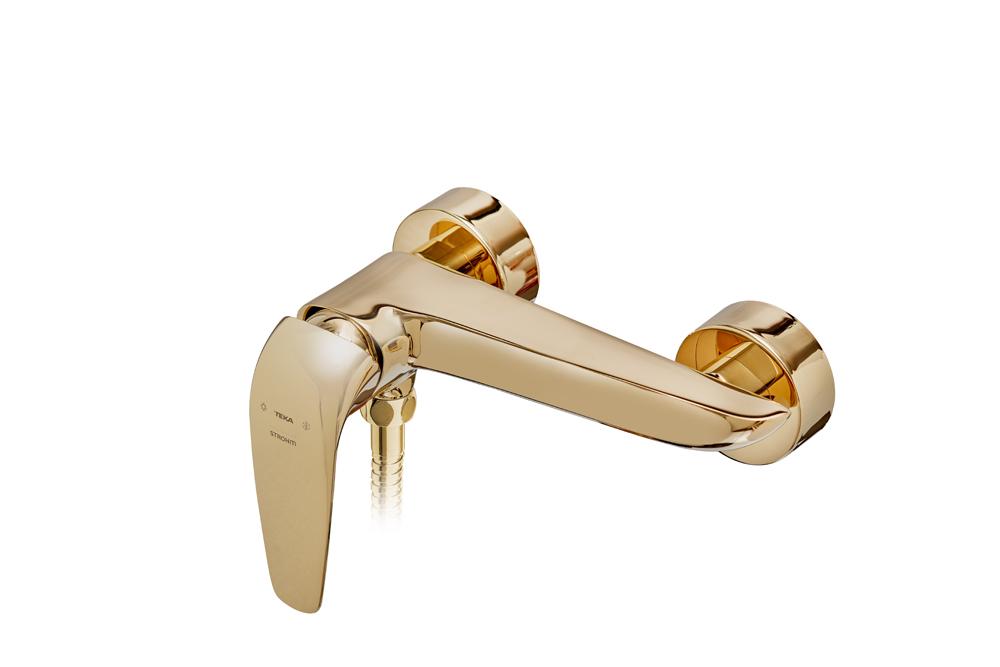 TEKA 67231020G2 ITACA Grifo Monomando Lavabo Mural Acabado Oro 3 a 5 Días STROHM TEKA 