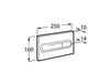 ROCA A890195001 PL1 DUAL ONE Pulsador Cromo 24/48 Horas ROCA 