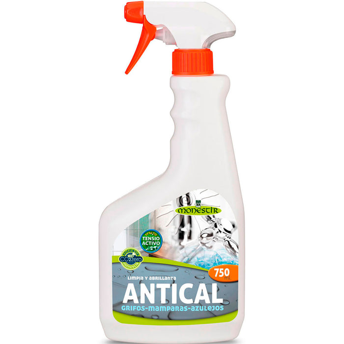 MONESTIR GH004BC Antical Limpia y Abrillanta Grifos Mamparas y Azulejos 750 ml