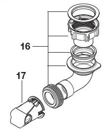 ROCA AV0014900R THE GAP Kit Conexión Clean Rim 24/48 Horas ROCA 