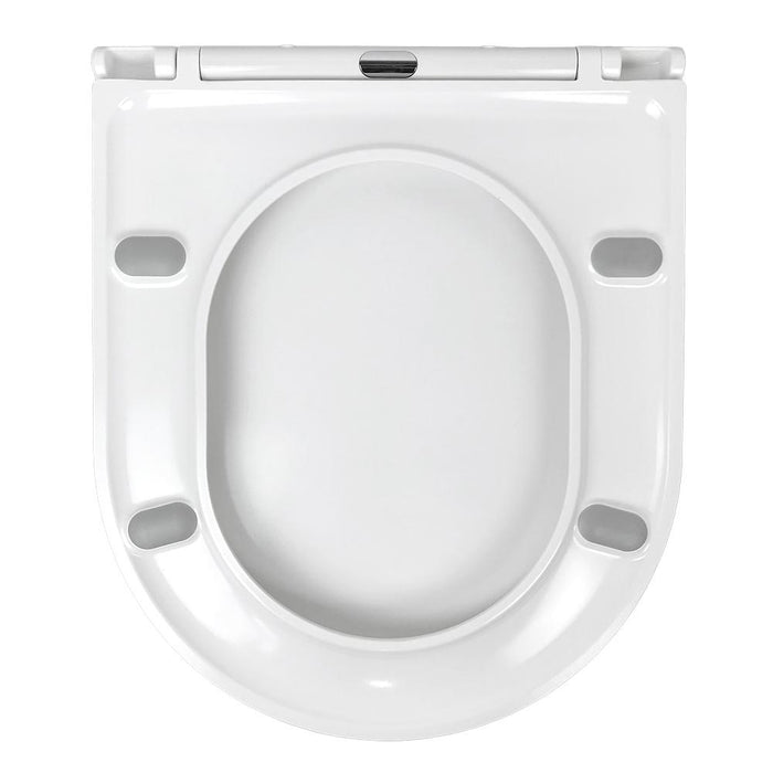 AQUORE 00338 GENOVA Tapa Asiento Caída Amortiguada Blanco 24/48 Horas Aquore 