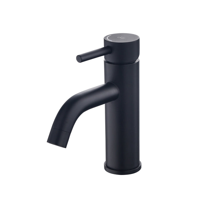 SKY BATH CDR007-1NG ROCK Monomando Lavabo Negro Mate