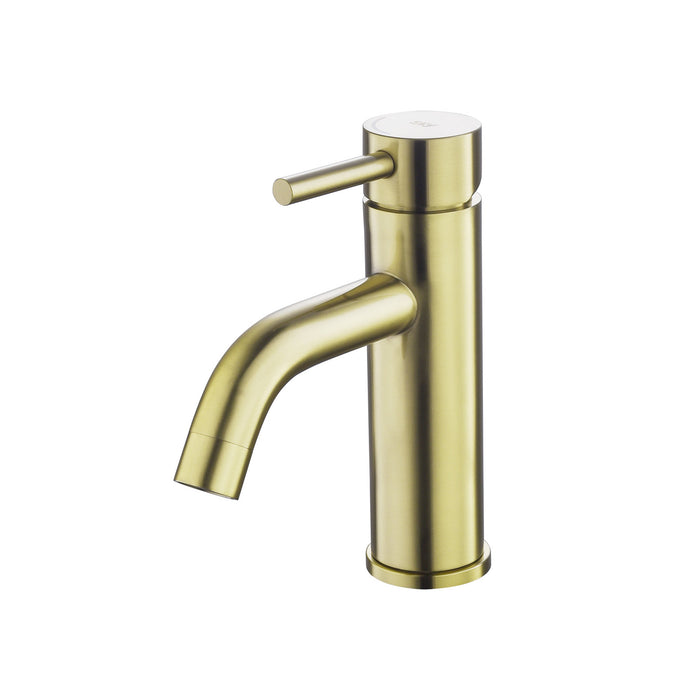 SKY BATH CDR007-1ORO ROCK Monomando Lavabo Oro Cepillado