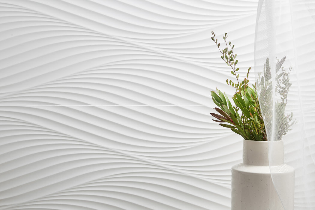 PERONDA 30856 COTTON WAVES/33,3X100/R Revestimiento Pasta Blanca 33,3X100