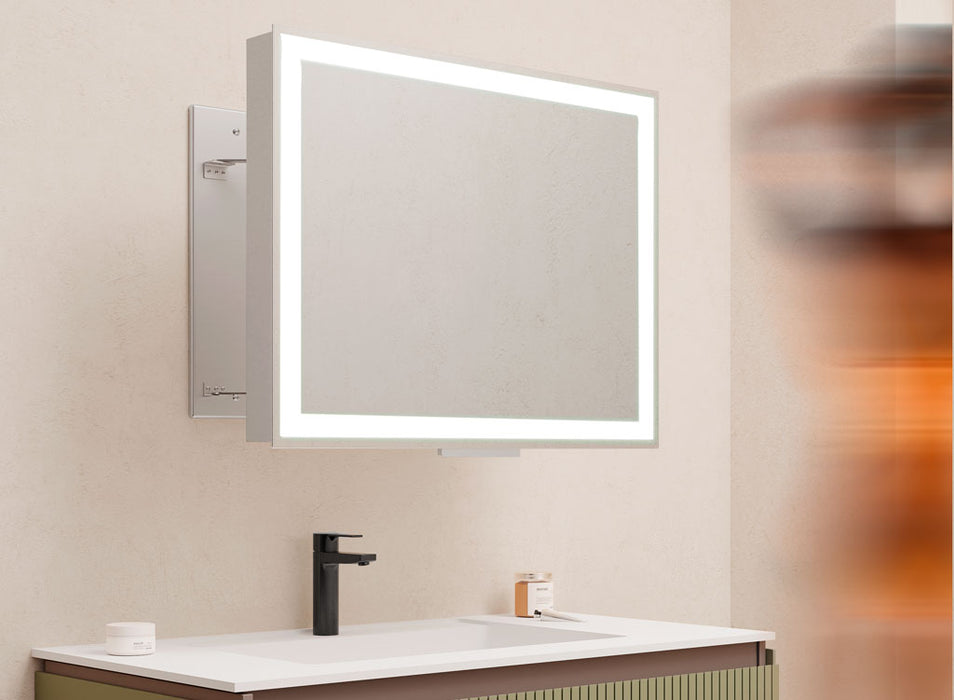 MANILLONS TORRENT 07103041 EXTEND Espejo Extensible 80X60 Horizontal Plata
