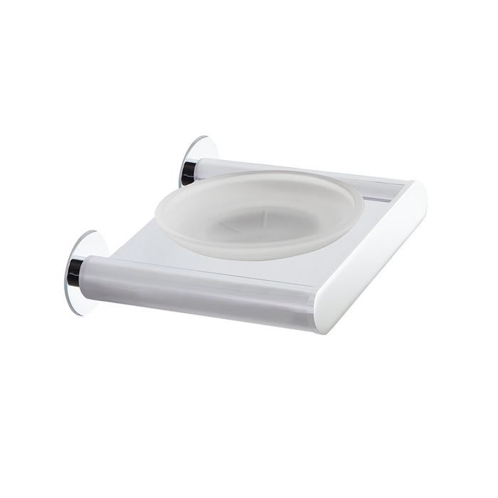 RAMONSOLER SOP02 ERGOS Soporte Jabonera Con Plato Cromo